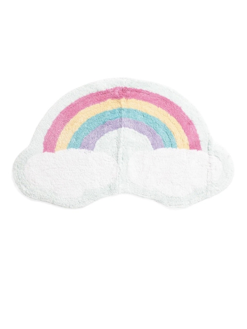 NEW w/Tags Max Studio by Rainbow Cloud Shaped Rug